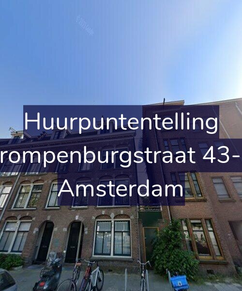 Foto gevel Huurpuntentelling voor Trompenburgstraat 43-B, Amsterdam