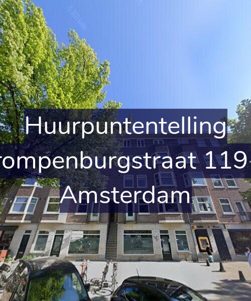 Foto gevel Huurpuntentelling voor Trompenburgstraat 119-1, Amsterdam