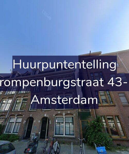 Foto gevel Huurpuntentelling voor Trompenburgstraat 43-D, Amsterdam