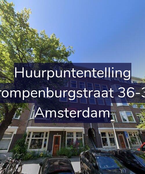 Foto gevel Huurpuntentelling voor Trompenburgstraat 36-3L, Amsterdam