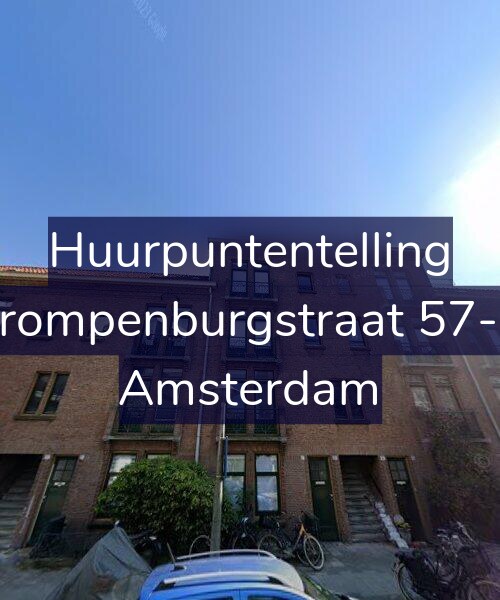 Foto gevel Huurpuntentelling voor Trompenburgstraat 57-B, Amsterdam