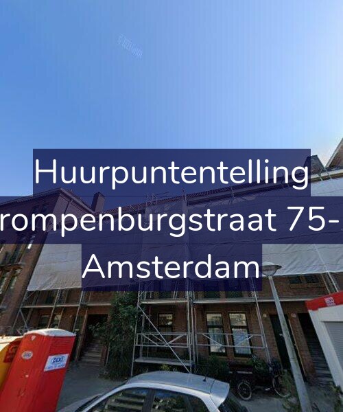 Foto gevel Huurpuntentelling voor Trompenburgstraat 75-A, Amsterdam