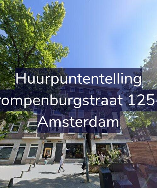 Foto gevel Huurpuntentelling voor Trompenburgstraat 125-1, Amsterdam