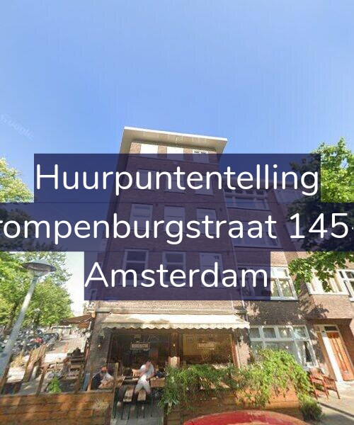 Foto gevel Huurpuntentelling voor Trompenburgstraat 145-2, Amsterdam