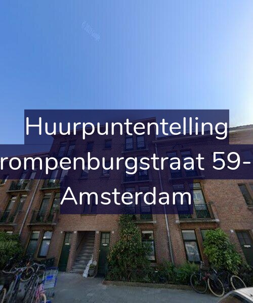Foto gevel Huurpuntentelling voor Trompenburgstraat 59-B, Amsterdam