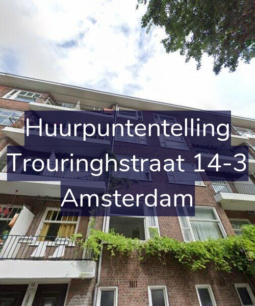 Foto gevel Huurpuntentelling voor Trouringhstraat 14-3, Amsterdam