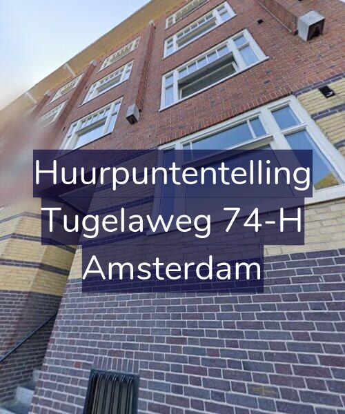 Foto gevel Huurpuntentelling voor Tugelaweg 74-H, Amsterdam