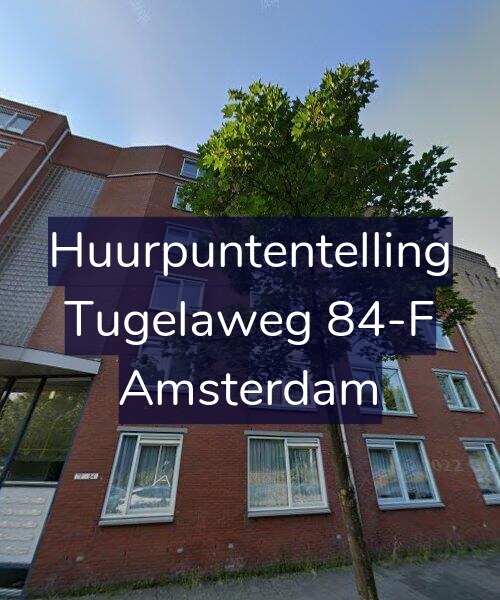 Foto gevel Huurpuntentelling voor Tugelaweg 84-F, Amsterdam