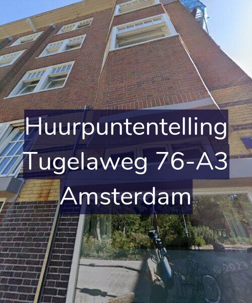 Foto gevel Huurpuntentelling voor Tugelaweg 76-A3, Amsterdam
