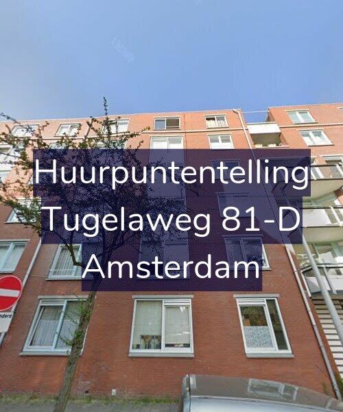Foto gevel Huurpuntentelling voor Tugelaweg 81-D, Amsterdam