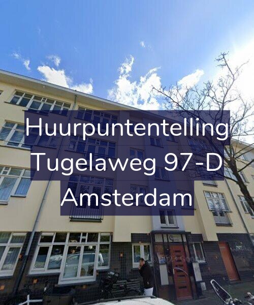 Foto gevel Huurpuntentelling voor Tugelaweg 97-D, Amsterdam