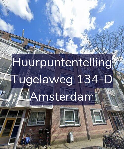 Foto gevel Huurpuntentelling voor Tugelaweg 134-D, Amsterdam
