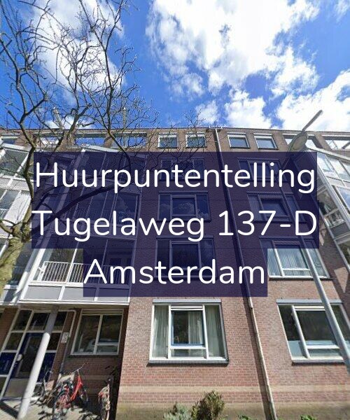 Foto gevel Huurpuntentelling voor Tugelaweg 137-D, Amsterdam