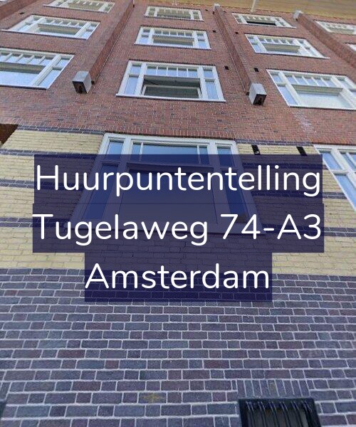 Foto gevel Huurpuntentelling voor Tugelaweg 74-A3, Amsterdam