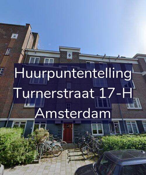 Foto gevel Huurpuntentelling voor Turnerstraat 17-H, Amsterdam