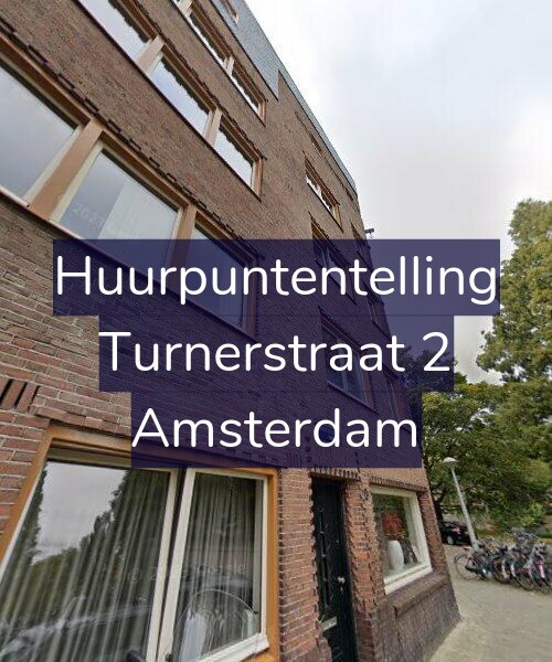 Foto gevel Huurpuntentelling voor Turnerstraat 2, Amsterdam