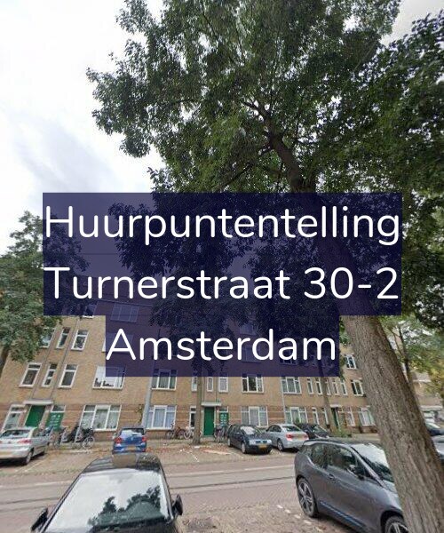 Foto gevel Huurpuntentelling voor Turnerstraat 30-2, Amsterdam