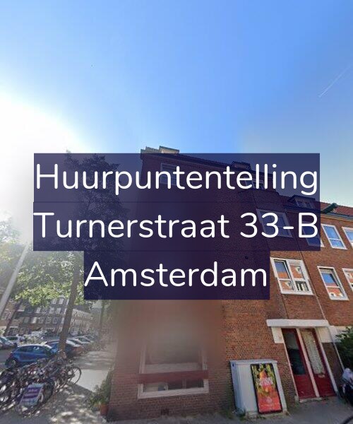 Foto gevel Huurpuntentelling voor Turnerstraat 33-B, Amsterdam