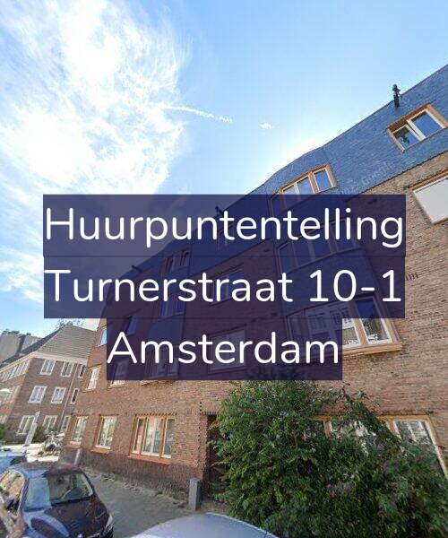 Foto gevel Huurpuntentelling voor Turnerstraat 10-1, Amsterdam