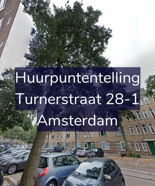 Foto gevel Huurpuntentelling voor Turnerstraat 28-1, Amsterdam