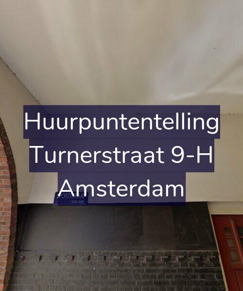 Foto gevel Huurpuntentelling voor Turnerstraat 9-H, Amsterdam