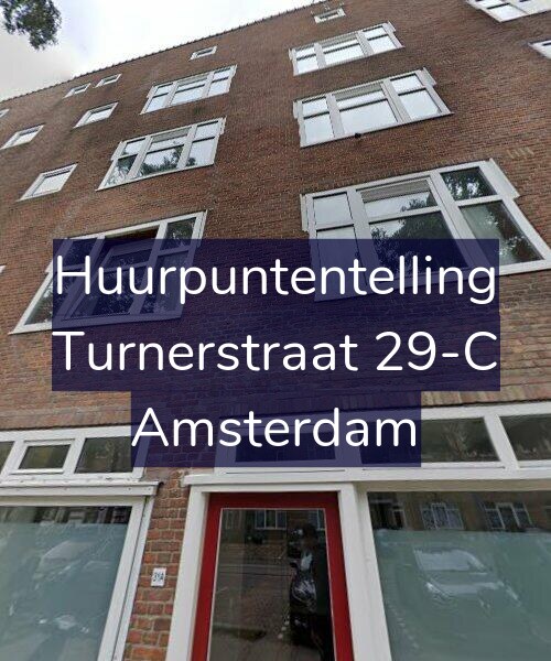 Foto gevel Huurpuntentelling voor Turnerstraat 29-C, Amsterdam