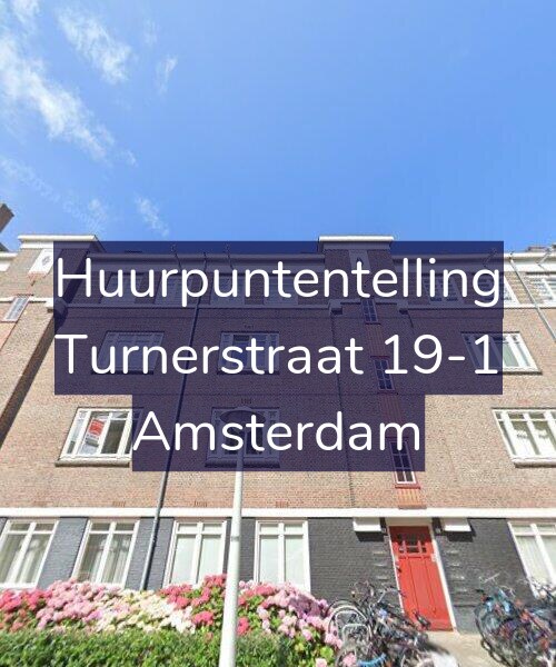Foto gevel Huurpuntentelling voor Turnerstraat 19-1, Amsterdam