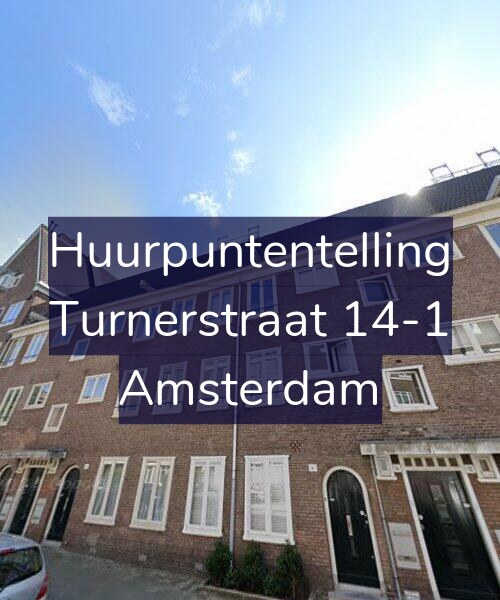 Foto gevel Huurpuntentelling voor Turnerstraat 14-1, Amsterdam