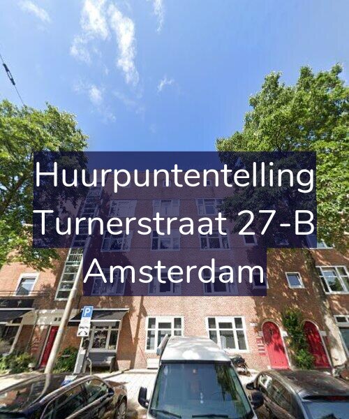 Foto gevel Huurpuntentelling voor Turnerstraat 27-B, Amsterdam