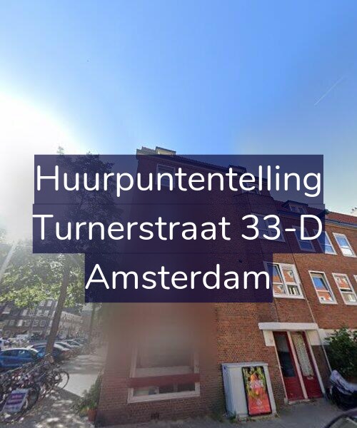 Foto gevel Huurpuntentelling voor Turnerstraat 33-D, Amsterdam