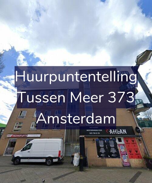 Foto gevel Huurpuntentelling voor Tussen Meer 373, Amsterdam