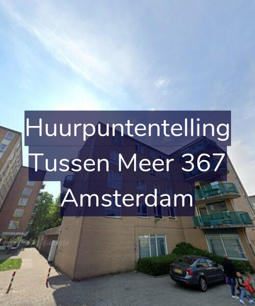 Foto gevel Huurpuntentelling voor Tussen Meer 367, Amsterdam