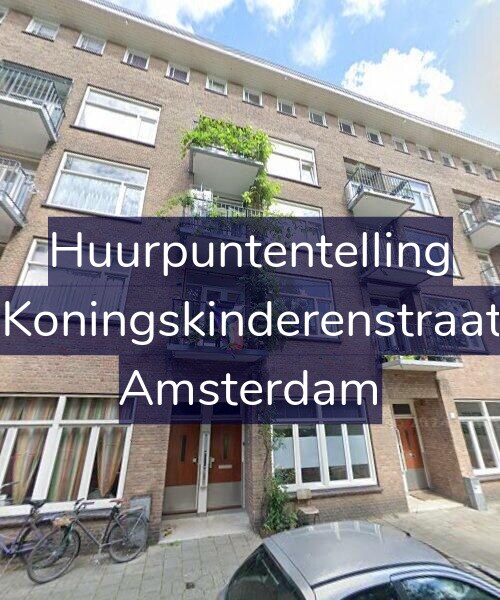 Foto gevel Huurpuntentelling voor Twee Koningskinderenstraat 13-H, Amsterdam