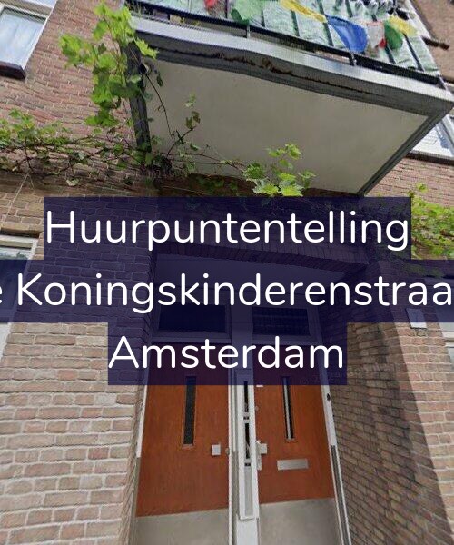 Foto gevel Huurpuntentelling voor Twee Koningskinderenstraat 7-H, Amsterdam