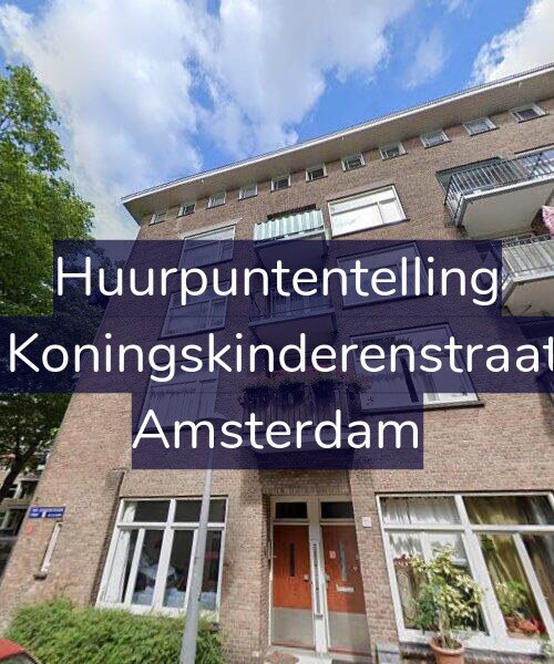 Foto gevel Huurpuntentelling voor Twee Koningskinderenstraat 16-1, Amsterdam