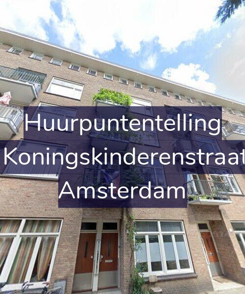 Foto gevel Huurpuntentelling voor Twee Koningskinderenstraat 13-1, Amsterdam