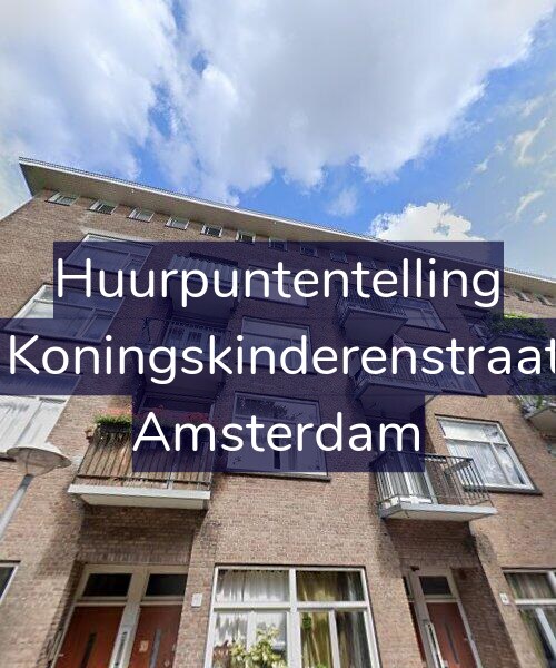 Foto gevel Huurpuntentelling voor Twee Koningskinderenstraat 15-3, Amsterdam