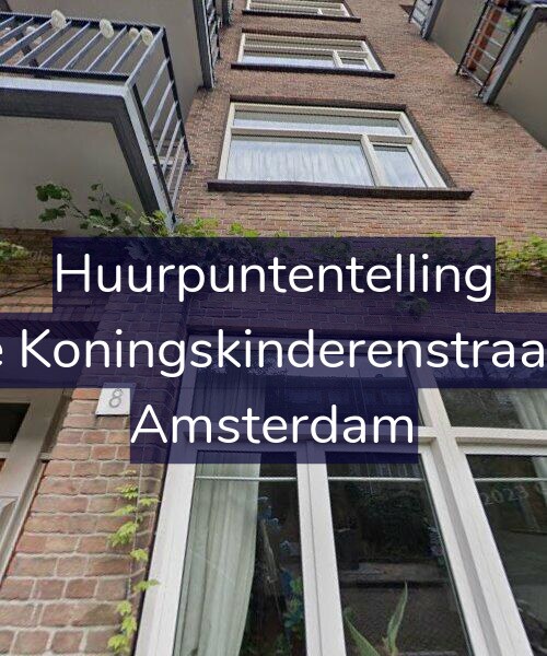 Foto gevel Huurpuntentelling voor Twee Koningskinderenstraat 8-H, Amsterdam