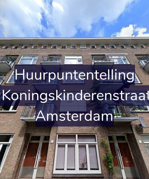 Foto gevel Huurpuntentelling voor Twee Koningskinderenstraat 11-1, Amsterdam