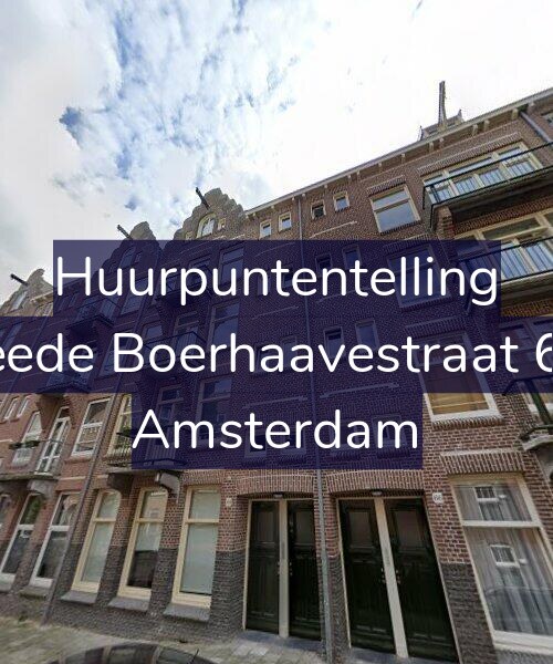 Foto gevel Huurpuntentelling voor Tweede Boerhaavestraat 68-2, Amsterdam