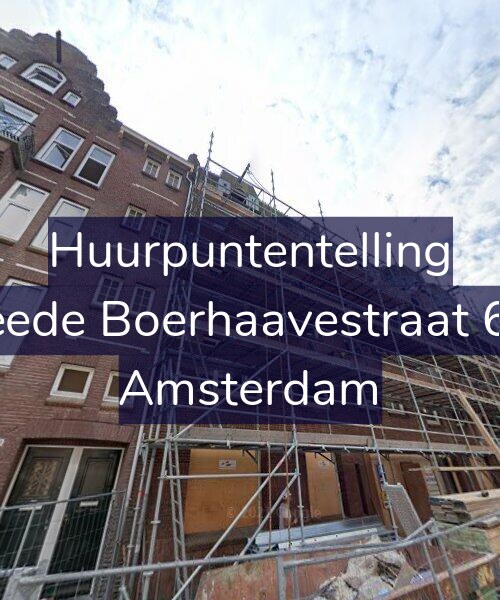 Foto gevel Huurpuntentelling voor Tweede Boerhaavestraat 60-3, Amsterdam