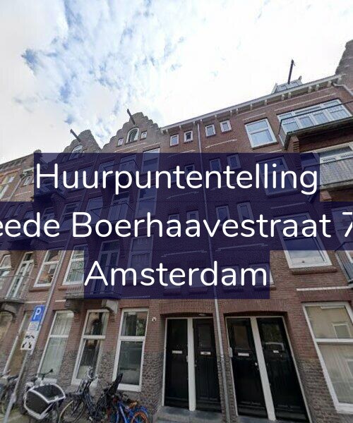 Foto gevel Huurpuntentelling voor Tweede Boerhaavestraat 76-2, Amsterdam