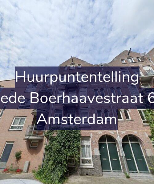 Foto gevel Huurpuntentelling voor Tweede Boerhaavestraat 61-H, Amsterdam