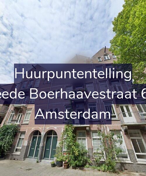 Foto gevel Huurpuntentelling voor Tweede Boerhaavestraat 63-1, Amsterdam