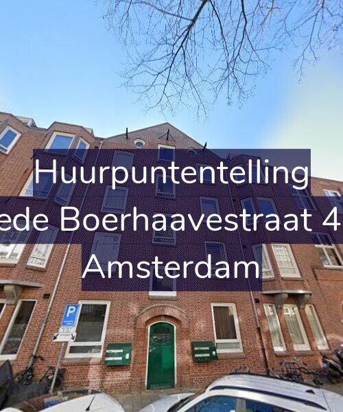 Foto gevel Huurpuntentelling voor Tweede Boerhaavestraat 40-2L, Amsterdam