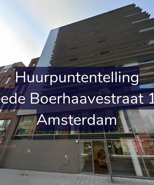 Foto gevel Huurpuntentelling voor Tweede Boerhaavestraat 16-V, Amsterdam