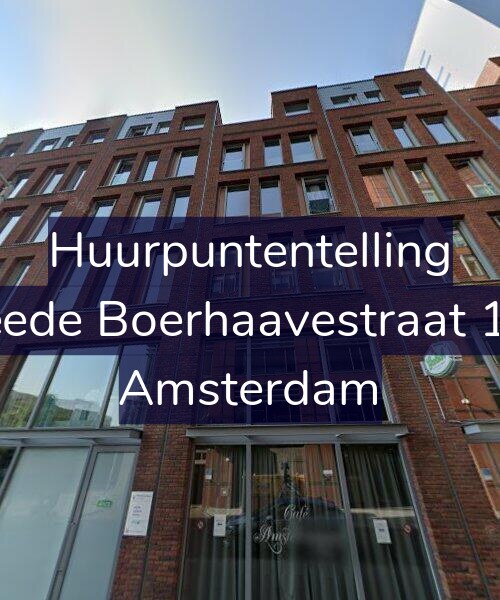 Foto gevel Huurpuntentelling voor Tweede Boerhaavestraat 18-A, Amsterdam