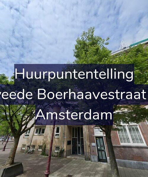 Foto gevel Huurpuntentelling voor Tweede Boerhaavestraat 45, Amsterdam