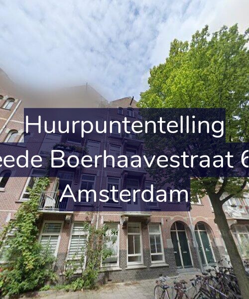 Foto gevel Huurpuntentelling voor Tweede Boerhaavestraat 65-2, Amsterdam