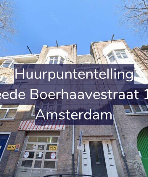 Foto gevel Huurpuntentelling voor Tweede Boerhaavestraat 19-2, Amsterdam